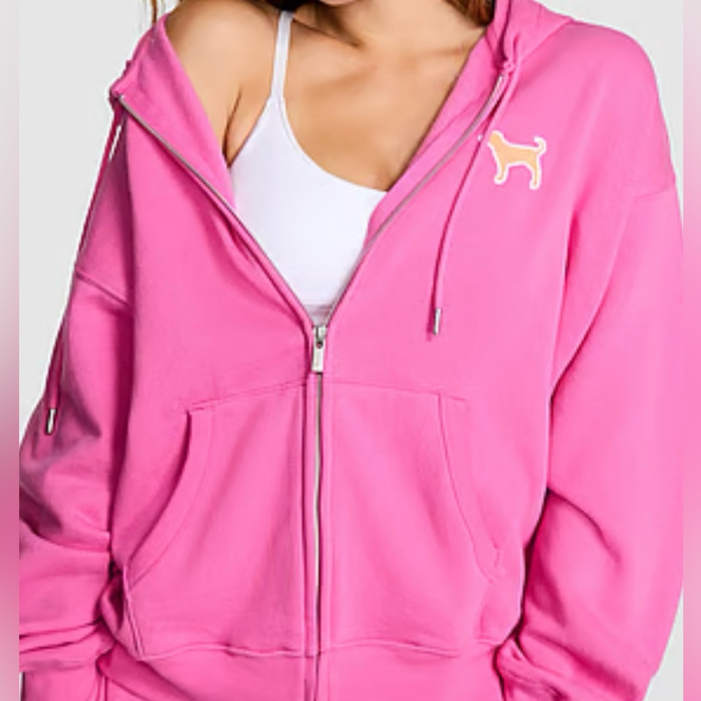 *NEW Victoria’s Secret PINK ltd edition Full Zip Pink Gossip